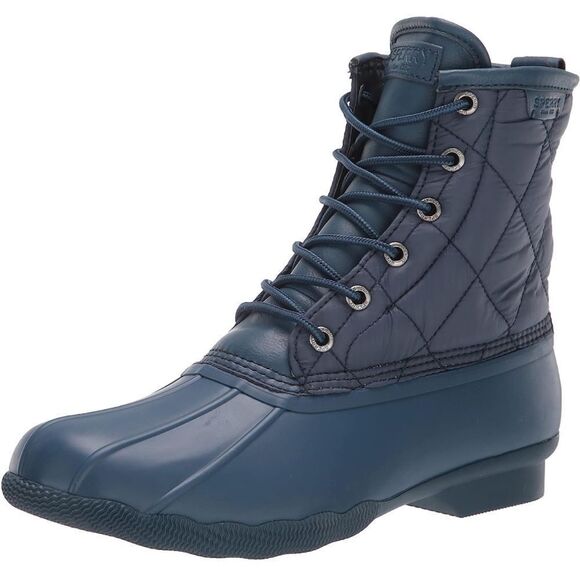 Sperry Men's Saltwater Chukka Boot Navy 8.5 NWT IN PACKAGING - Picture 1 of 11